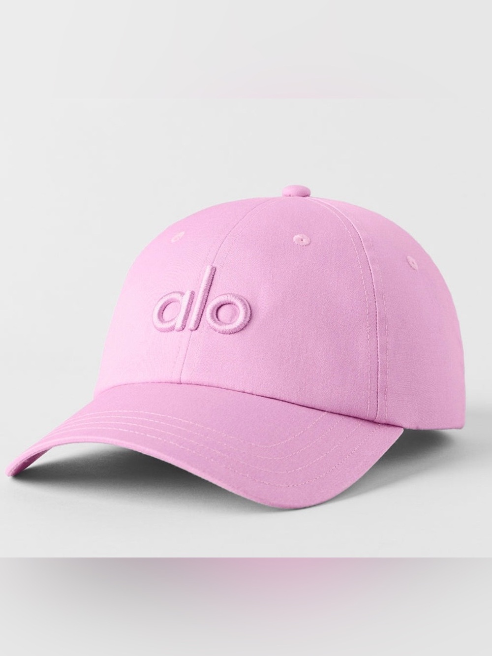 ALO Yoga NWT Off Duty Cap Hat Candy Heart Pink One Size Adjustable Back
